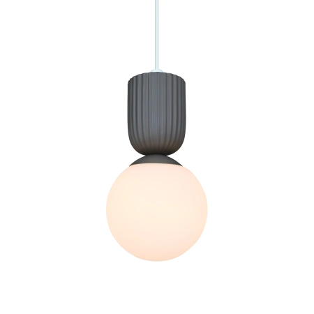 Lampa wisząca jasnobrązowa + klosz biały Sadie NO2512603018 - Nordlux